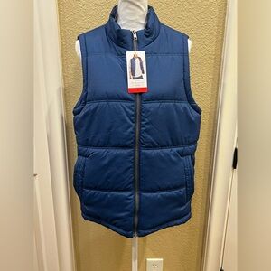 🆕 Weatherproof Vintage Men's Navy Quilted Vest